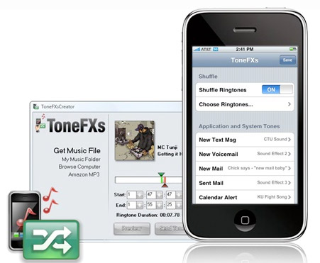 ToneFXs. Управление звуками на iPhone