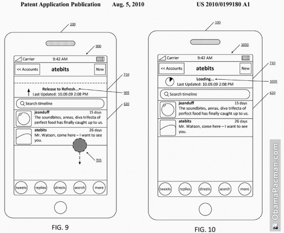 Twitter хочет запатентовать Pull to Refresh