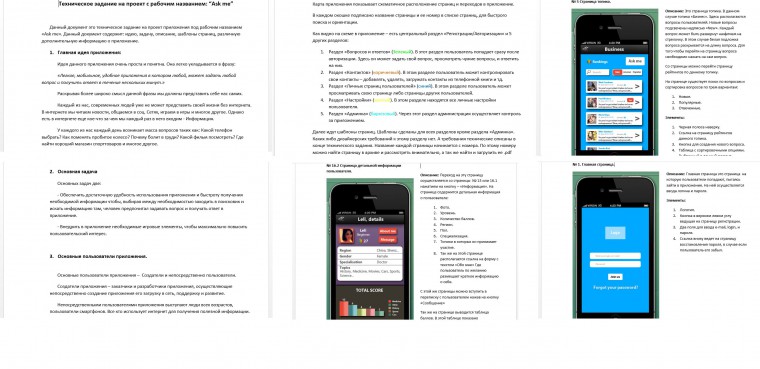 Техническое задание на разработку приложения образец - 87 фото