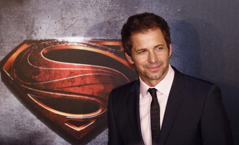 Director Snyder poses for pictures after his arrival to the Australian premiere of 