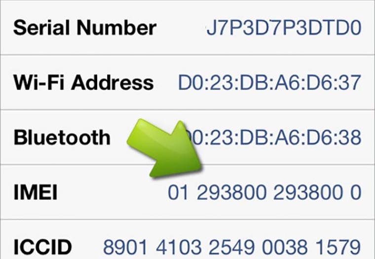 iPhone-IMEI-number