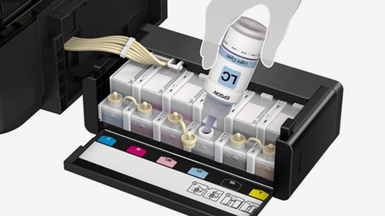 Какие действия предпринимать, чтобы не допустить засыхания краски в принтере?