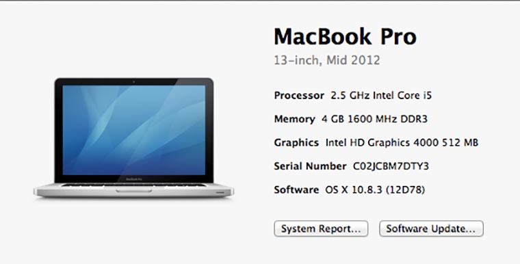 Как посмотреть память на макбуке air