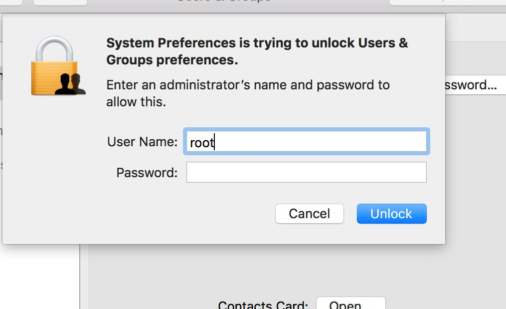 System preferences is trying to Unlock Security & privacy звук. To continue enter an admin user name and password.