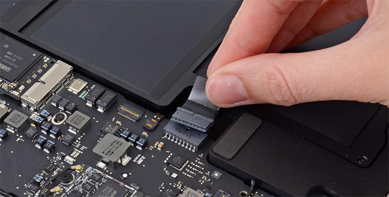 Macbook air замена ssd samsung evo