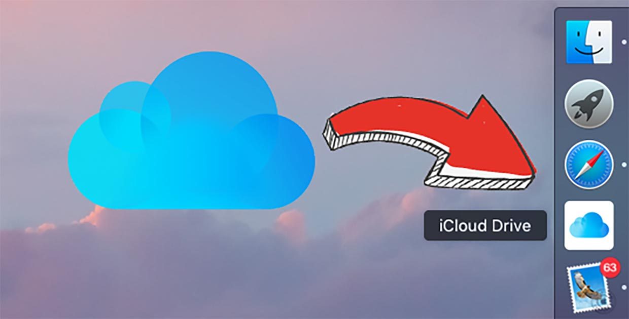 Как добавить iCloud в панель быстрого доступа на Mac