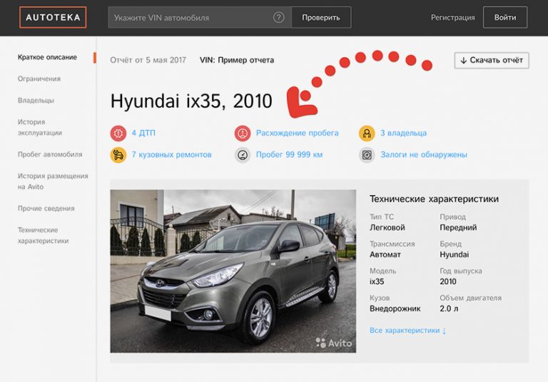 Проверить историю авто бесплатно