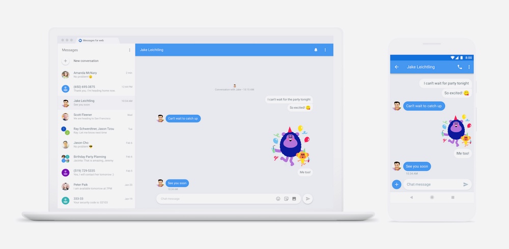 Google запустила Messenger в браузере. Apple, твой ход