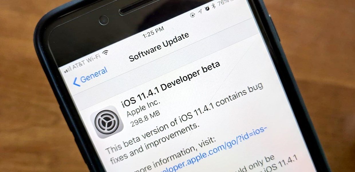 Вышла iOS 11.4.1 beta 5 для разработчиков