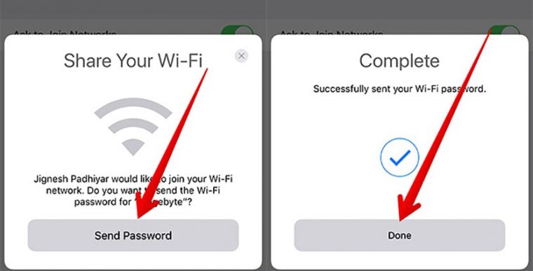 Как поделиться паролем от wifi на айфоне