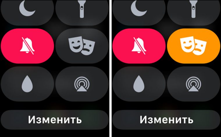 Режим театр на apple watch что это