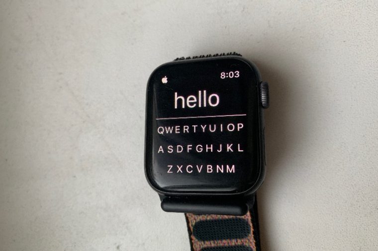 Не загружается клавиатура apple watch