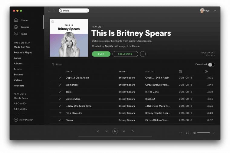 Установка spotify на apple tv