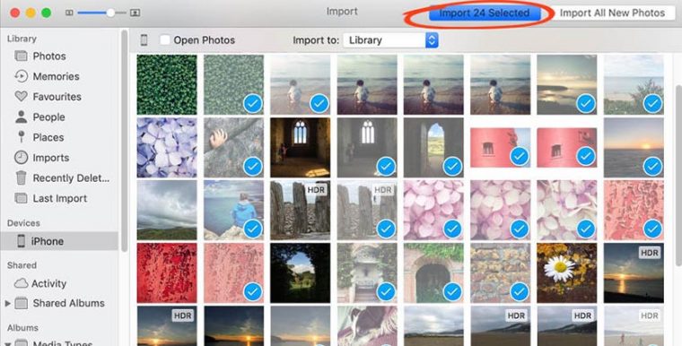 Как перенести фотографии с iphone на ноутбук