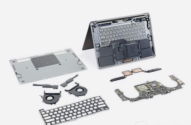 iFixit разобрали 16-дюймовый MacBook Pro. Его невозможно починить