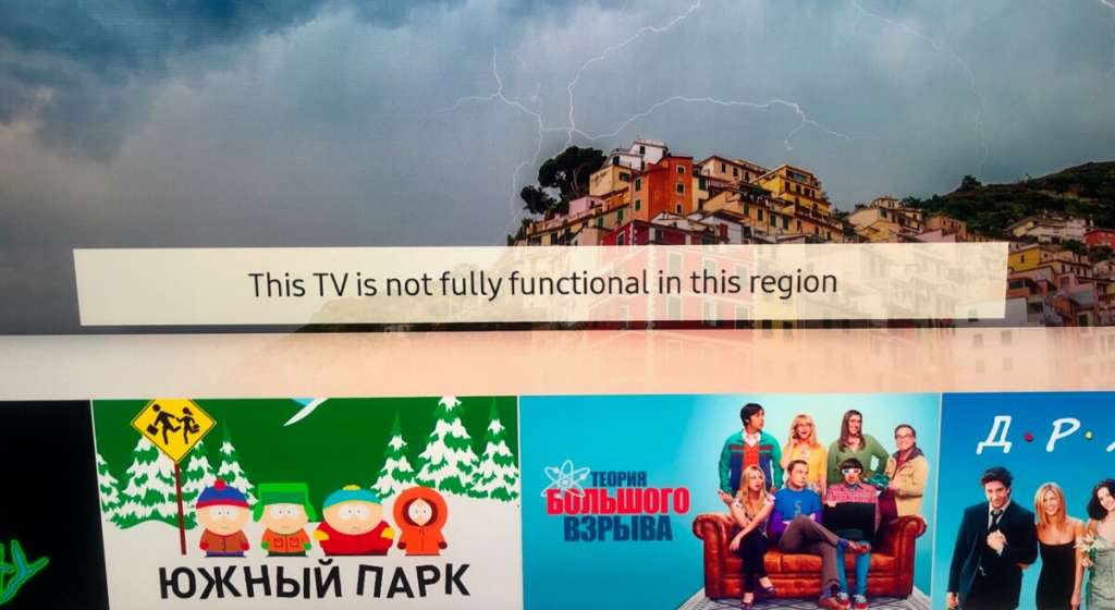 Samsung блокирует свои телевизоры в России. Что происходит