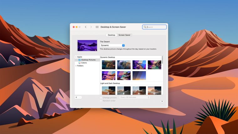 Поменять фон экрана блокировки mac os big sur