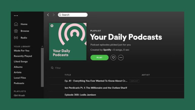 Spotify не загружает музыку на айфон