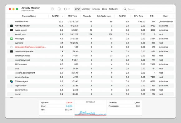 Системе не хватает программной памяти mac os