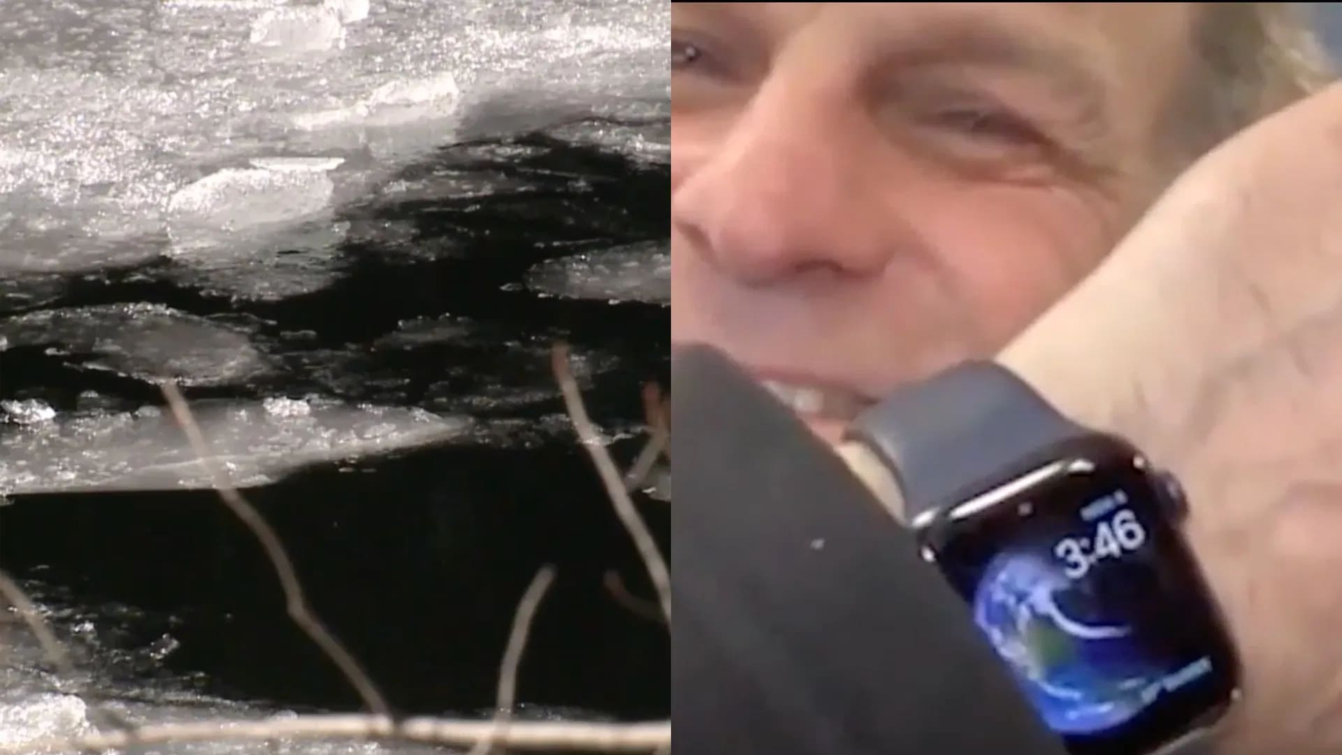 Apple Watch помогли спасти мужчину, который провалился под лед