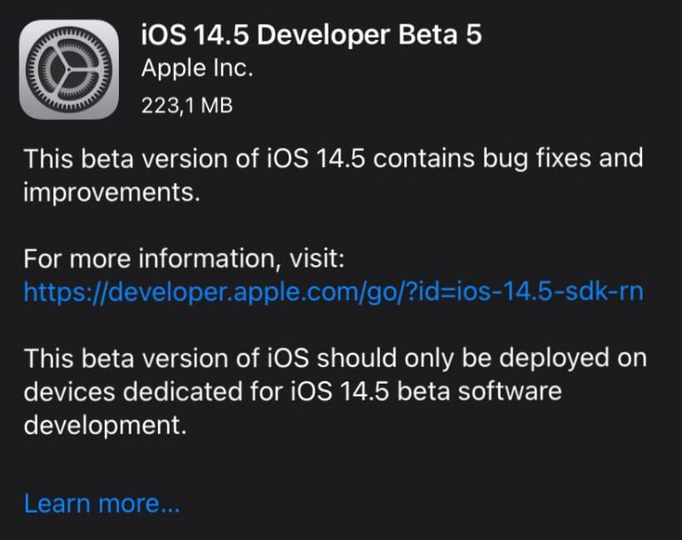 Почему не вышла ios 14