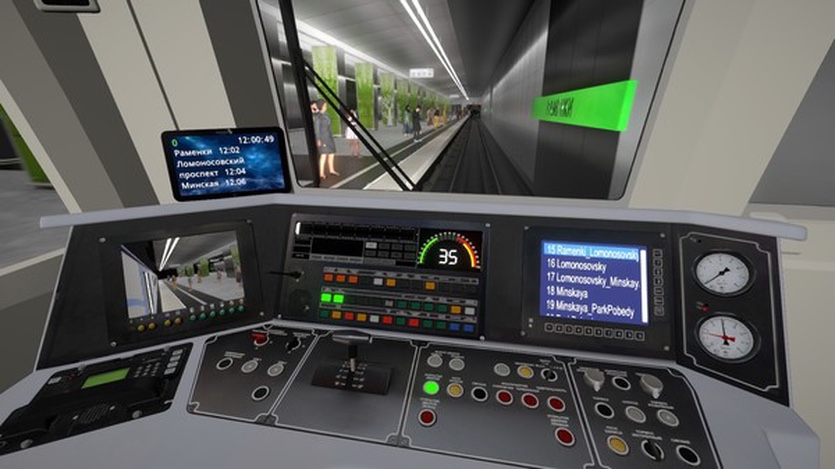 Российские разработчики выпустили игру Metro Simulator. В ней можно стать машинистом метро Москвы