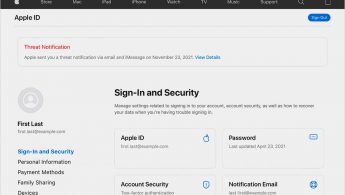 apple id threat notification