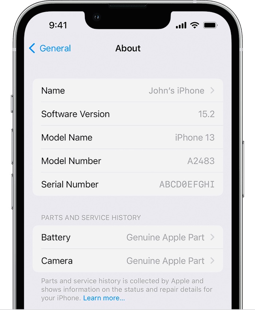 iOS 15.2 сообщит, если в iPhone стоят неоригинальные запчасти