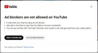 YouTube начал блокировать блокировщики рекламы. Видео не проигрываются, пока не выключите