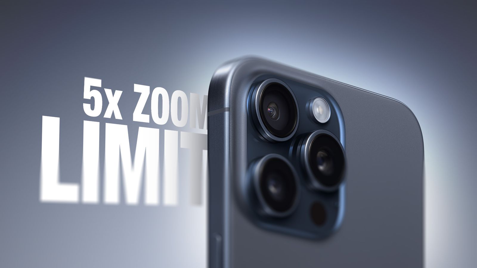 Apple объяснила, почему iPhone 15 Pro Max ограничен 5-кратным оптическим зумом