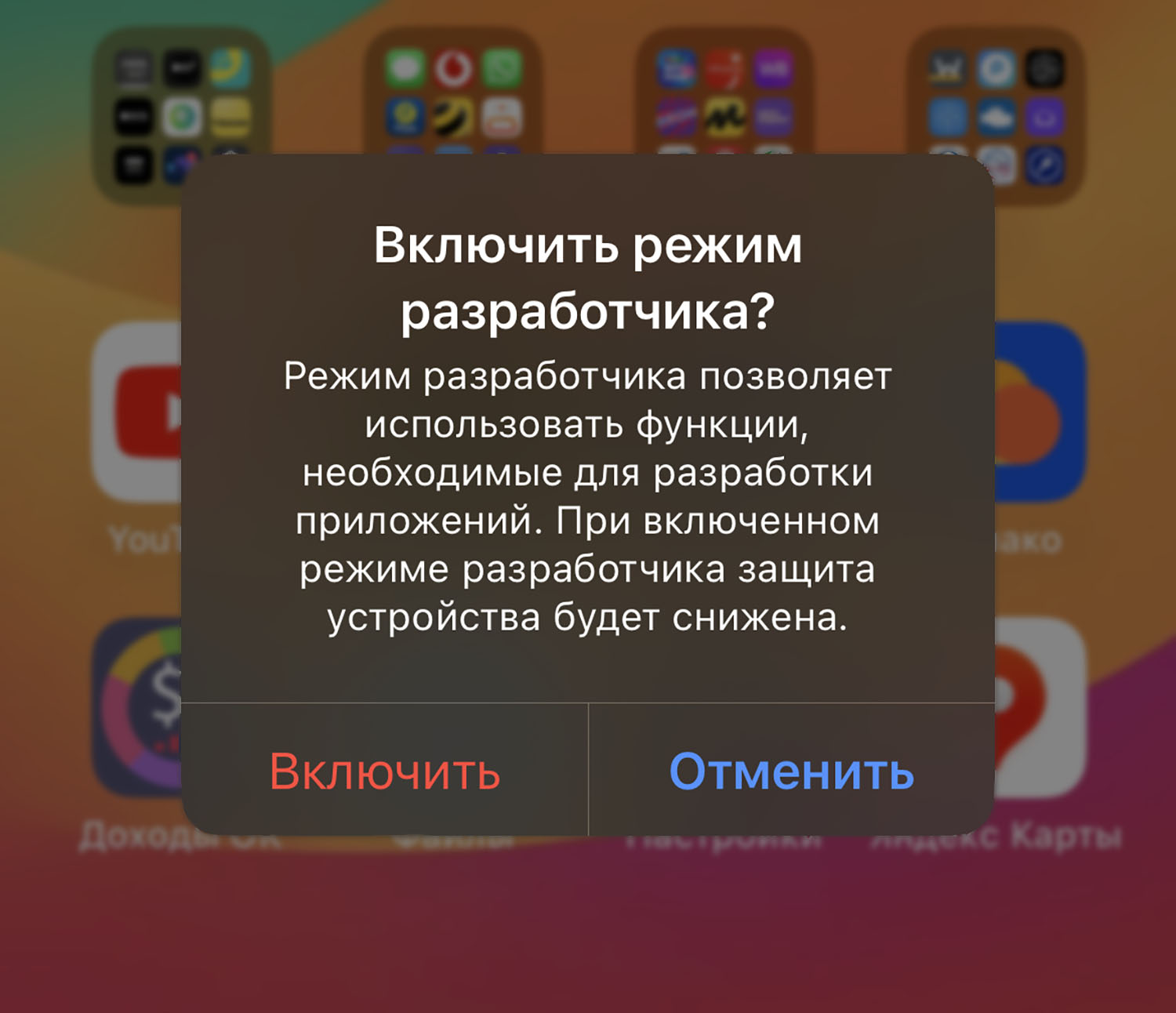 Вжух, и вы открыли секретные настройки. Как включить Режим разработчика на  iPhone и iPad, даже если у вас его нет - PCNEWS.RU