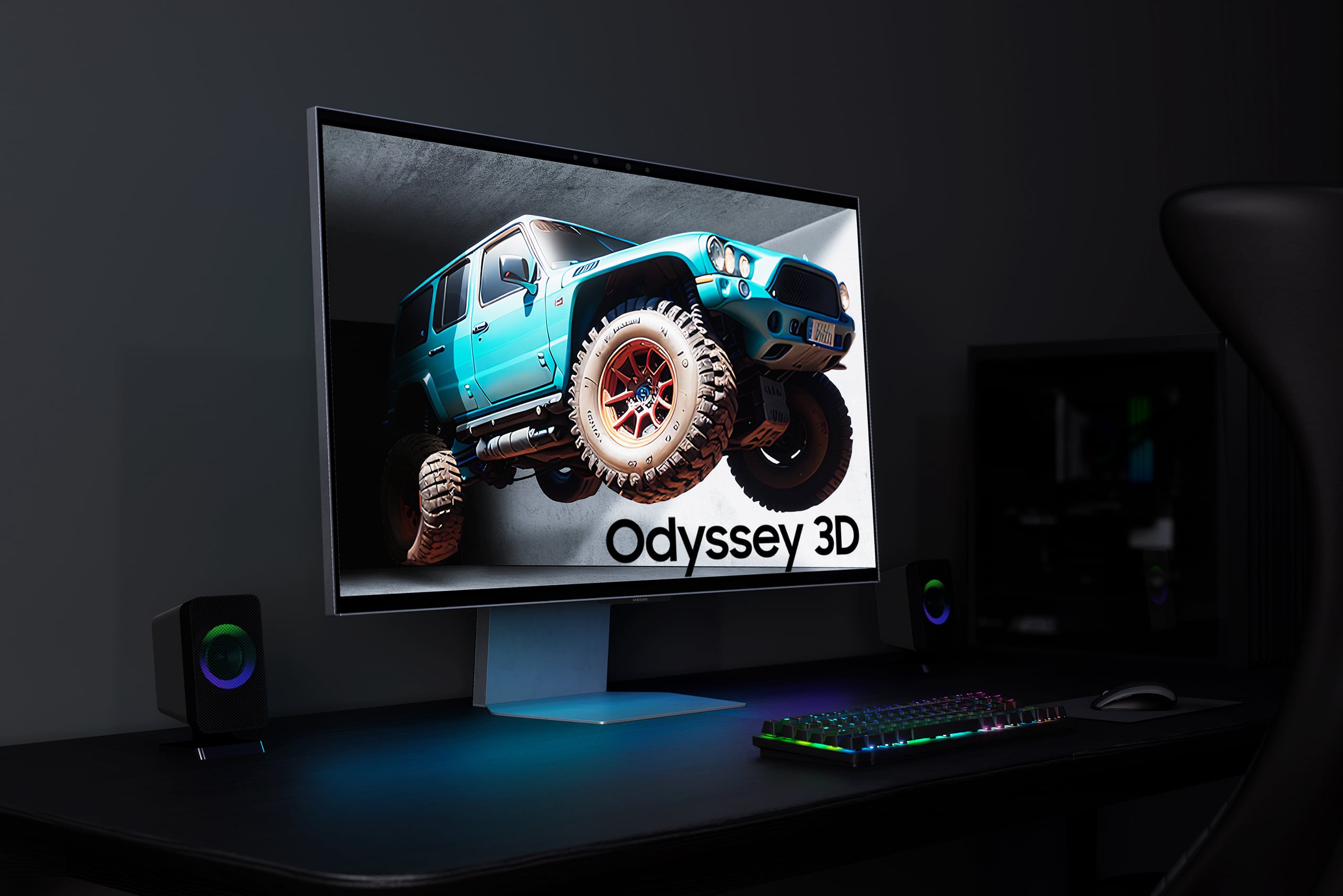 Samsung представила первый монитор Odyssey с поддержкой 3D, не требующий очков