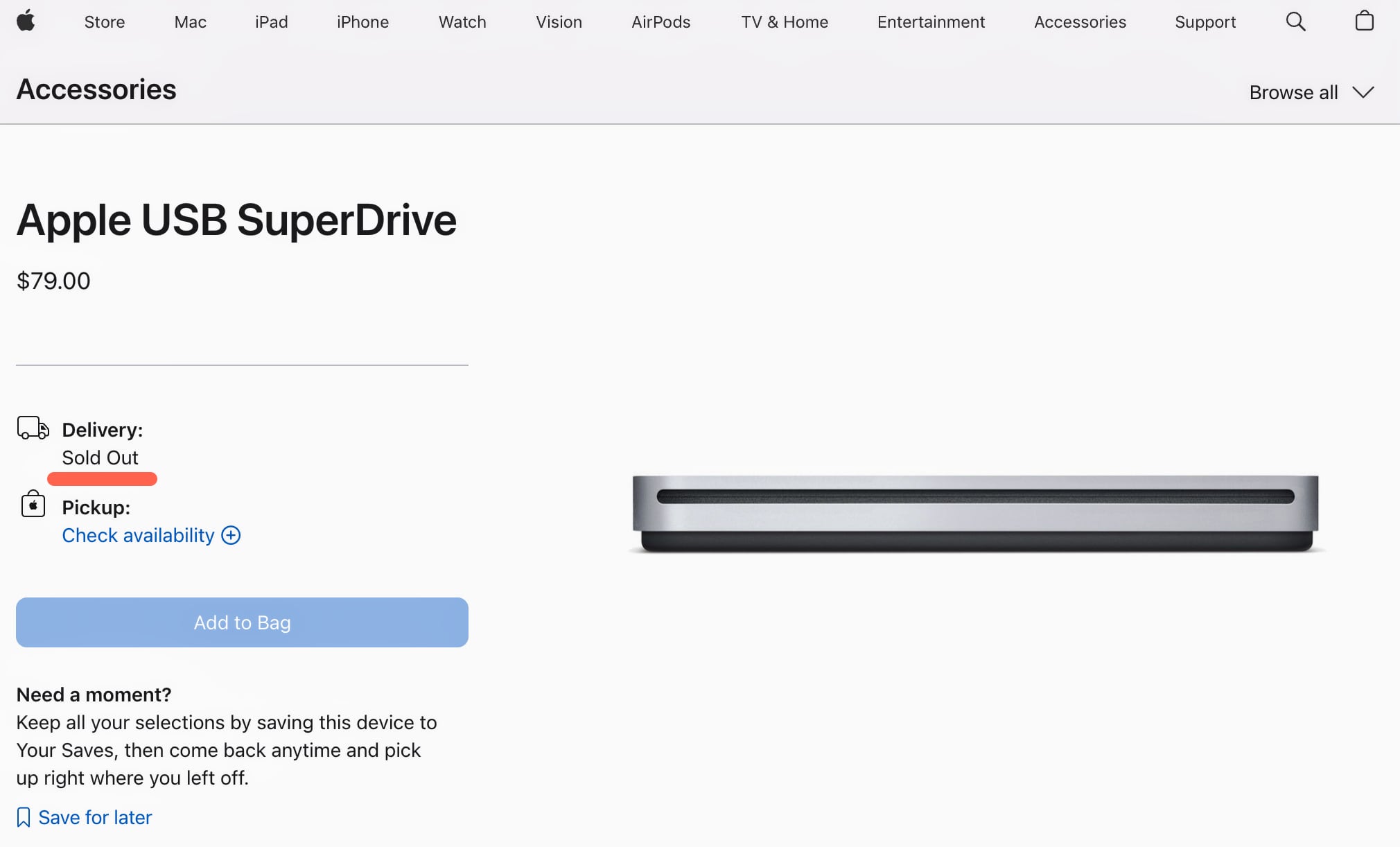 Apple сняла с продажи внешний дисковод SuperDrive для Mac спустя 16 лет