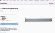 Apple сняла с продажи внешний дисковод SuperDrive для Mac спустя 16 лет