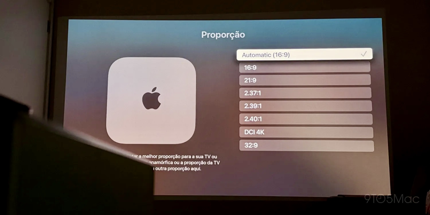 tvOS 18.2 теперь поддерживает соотношение сторон 21:9. Актуально для проекторов