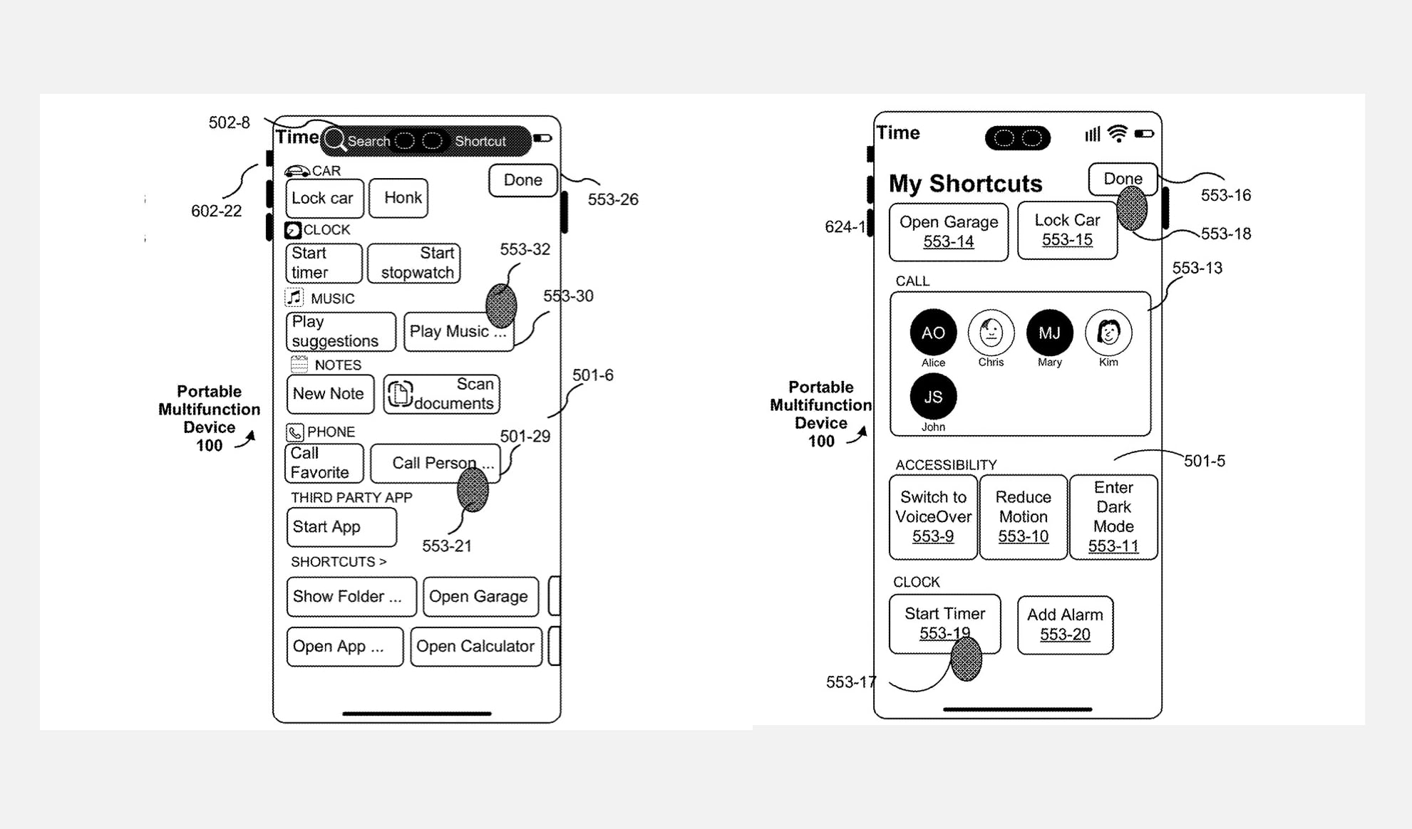 Apple запатентовала iPhone, в котором можно менять функции кнопок громкости и питания