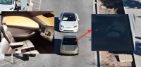 Tesla Cybercab сфотографировали с рулём. На презентации его не было